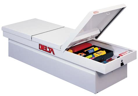 delta white steel tool box|delta tool boxes for trucks.